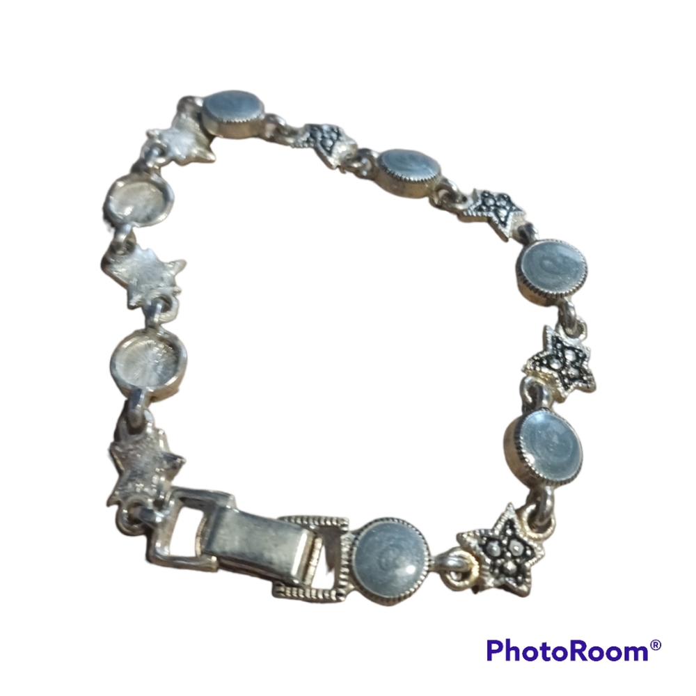 Star & Blue Circle Bracelet